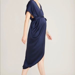 Riviera dress Hatch maternity navy petite